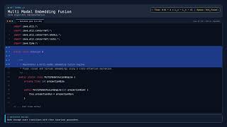 [AI Tech] Multi Modal Embedding Fusion — Java DSA Prep
