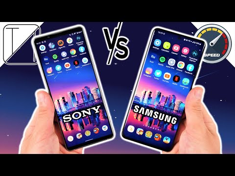 Sony Xperia 1 III vs Samsung Galaxy S21 Ultra Speed Test