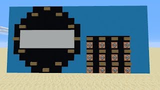 A Working Clock in Minecraft (command blocks)