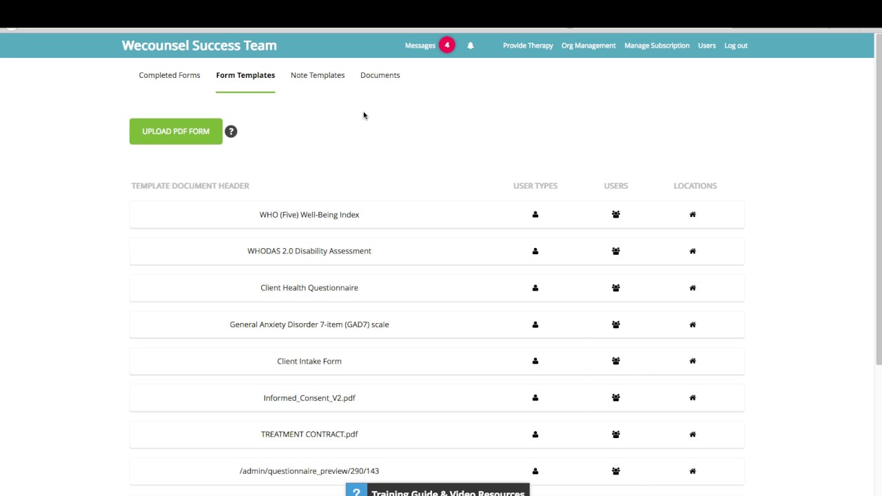 how to assign an esign form to a provider or client youtube form simplicity esign