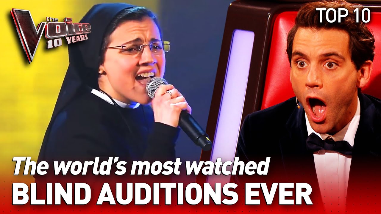 ⁣OVER 794 MILLION VIEWS: the most-watched Blind Auditions of The Voice | TOP 10