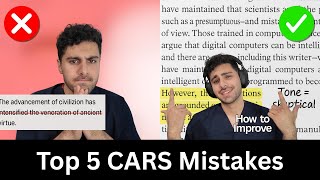 Top 5 CARS Mistakes on the MCAT (and How to Fix Them!)