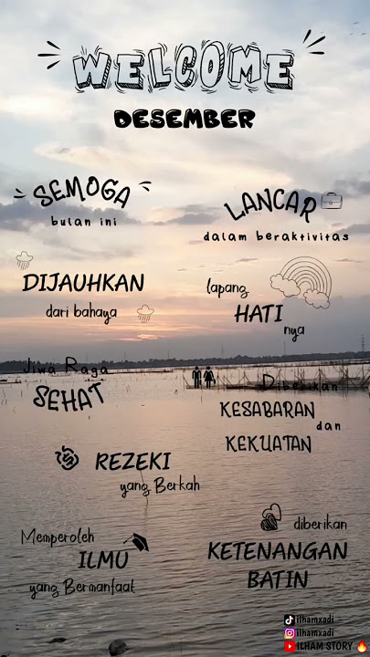 STORY WA WELCOME TO DESEMBER || SELAMAT DATANG DESEMBER || STATUS WA 2022