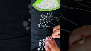 DIY Pearl Hair Brooch Craft 💁‍♀️ Hair Accessories #sunnyrajcorner #short #youtuber #ytshorts