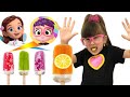 Abby Hatcher vs Butterbean's café pretend play Selling Ice Cream All Story | The Princess Family