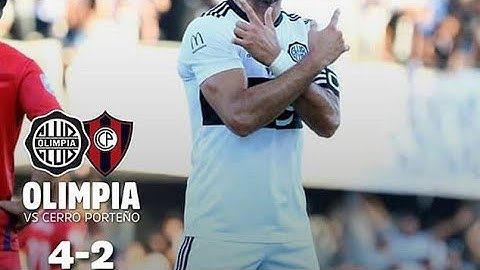 Olimpia 4 🆚 2 cerro porteño [ Full HD ]