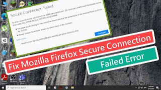 fix firefox secure connection failed error