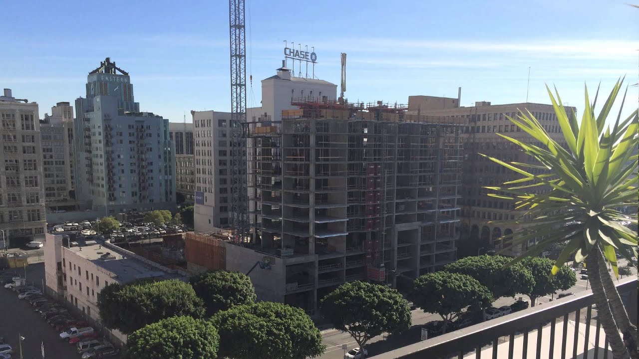 Downtown LA Building Time-Lapse