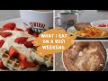 WHAT I EAT ON A BUSY WEEKEND // quick & easy vegan meals