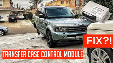 Range Rover Sport Transfer Case Control Module FIX | HDC Fault Transmission Fault