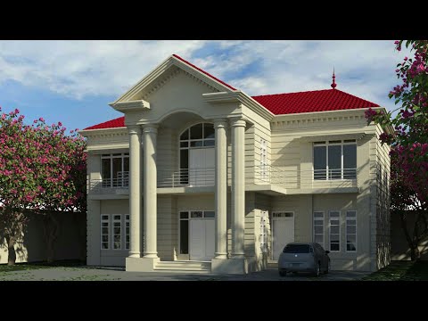 revit-complete-project-#17-|-modern-classic-house-design-part-#1