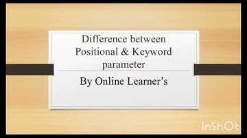 Difference between Positional and Keyword parameter - JCL #jcl #keywords #positional #parameter #new