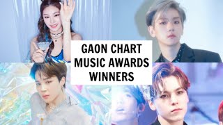 Gaon Chart Music Awards 2020 Winners