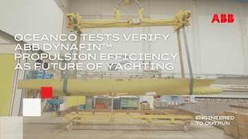 OCEANCO tests confirm ABB Dynafin™ propulsion efficiency as the future of yachting
