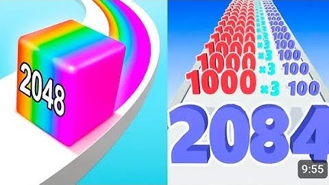 Ball Run 2048 - Gameplay Walkthrough  Infinity Mode New Best Record 8064AN (iOS, Android)