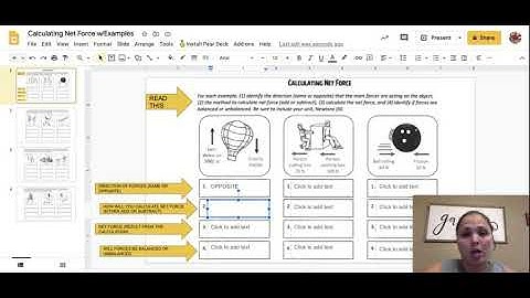 Calculating Net Force