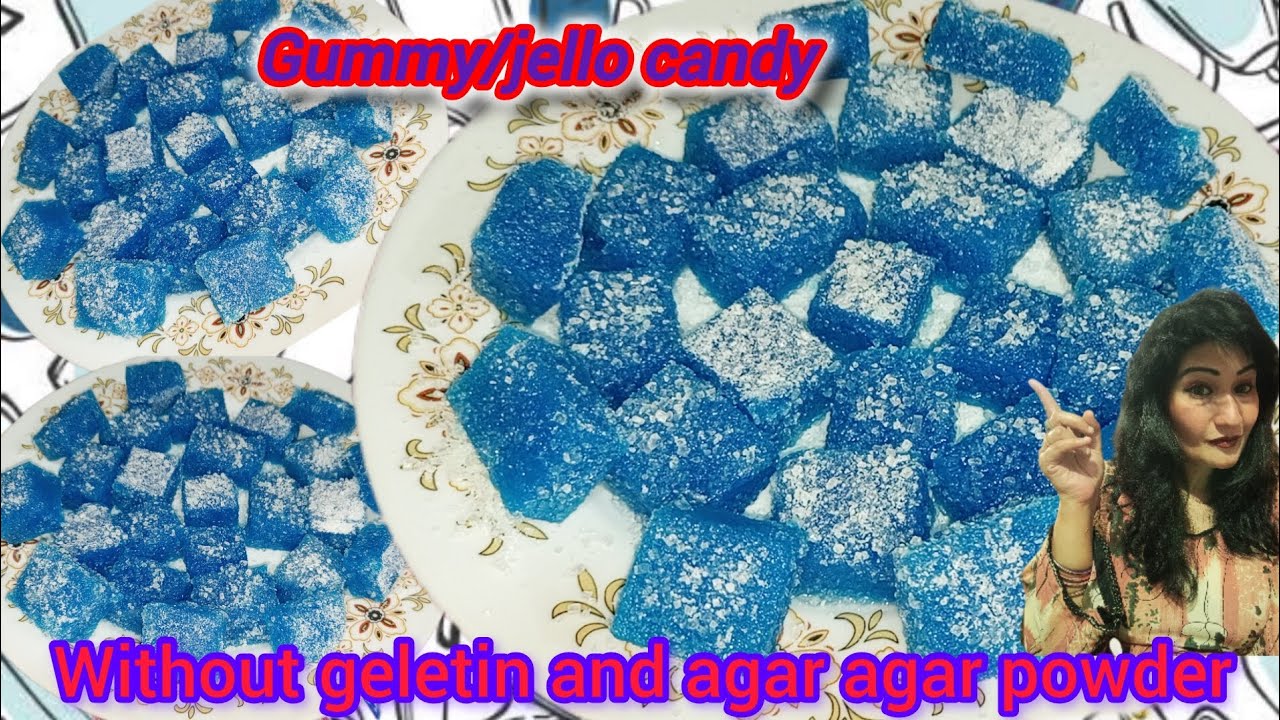 Gummy candy recipe || Gummy candy without geletin and agar agar powder ...