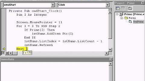 VB6 Break Mode Debugging