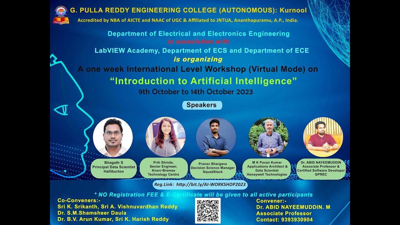 FDP on Introduction to AI | Day-1 | 09-10-2023