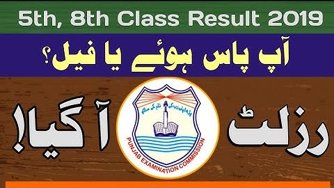 5th & 8th Class Result 2019 punjab board #Result 2019 #PEC Punjab Examination Commission