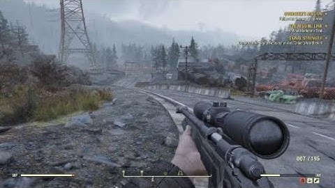 Fallout 76 - Sentry Bot 1 Shot Kill