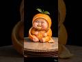 ASMR Orange Baby Eating Fresh Oranges 🍊 | Relaxing Chewing Sounds & Giggles #asmr #shorts #babyasmr