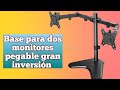 Compre Un Soporte Para Monitor Doble Base Ajustable