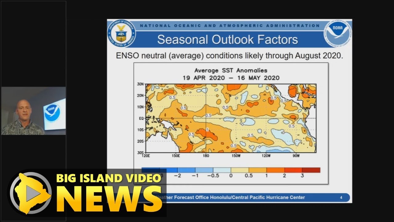 2020 Hurricane Season Outlook For Central Pacific (May 21, 2020)