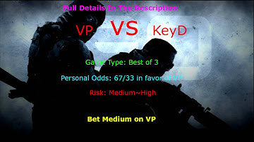 VP Vs KeyD | CS:GO Betting Predictions