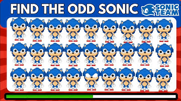 Find the ODD One Out - Sonic Edition | Sonic The Hedgehog And Friends - 25 Epic Levels Quiz
