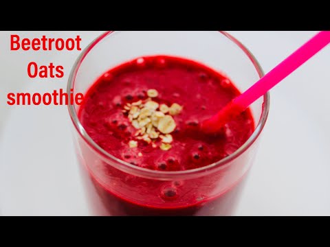 beetroot-oats-smoothie-|weightloss-recipes|healthy-smoothie