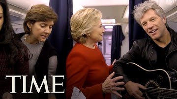 Hillary Clinton Joined By Jon Bon Jovi For Mannequin Challenge | TIME