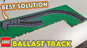BEST Solution for BALLAST LEGO TRAIN TRACK!?