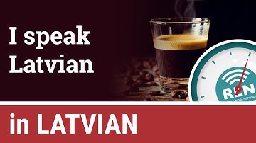 How to say that you speak Latvian - One Minute Latvian Lesson 3