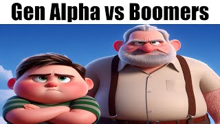Gen Alpha vs Boomers be like