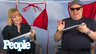 can the goldbergs stars make it through one question without cracking each other up? people