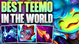 BEST TEEMO IN THE WORLD DOMINATING SEASON 14! | CHALLENGER TEEMO TOP GAMEPLAY | Patch 14.1 S14