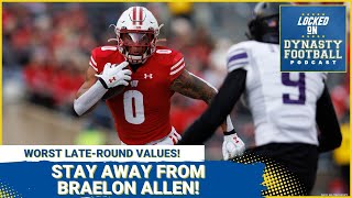 AVOID Jets RB Braelon Allen In All Of Your Dynasty Rookie Drafts | Fantasy Football