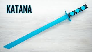 How to make a katana out of paper. Easy paper katana origami