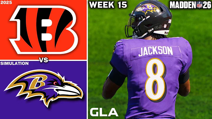 Ravens vs. Bengals | Week 15 Simulation & Prediction | Madden 26 PS5 Gameplay