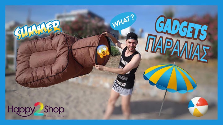 ΤΑ ΠΙΟ ΚΑΛΟΚΑΙΡΙΝΑ GADGETS ΠΑΡΑΛΙΑΣ ΑΠΟ ΤΟ HAPPY2SHOP + GIVEWAWAY | Tsede The Real