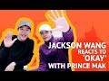 Jackson Wang reacts to his own MV (Okay) with Prince Mak