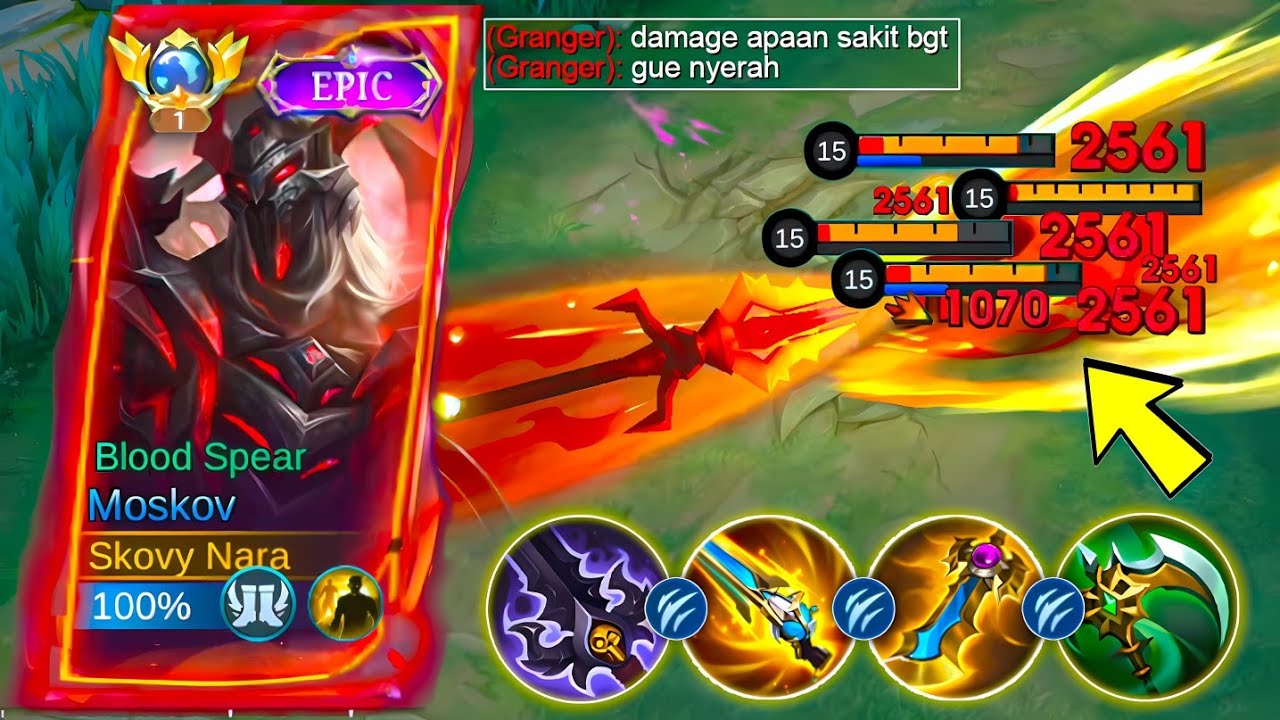 GLOBAL MOSKOV BUAT MUSUH HERO META DAN BATU AUTO BOCOR! BUILD NGERI GENDONG TIM DENGAN MUDAH ~ MLBB