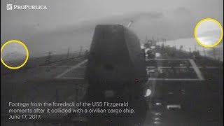 Exclusive: Footage of USS Fitzgerald After Collision w\/ ACX Crystal