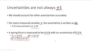 Uncertainties in Measurements (IB Science)