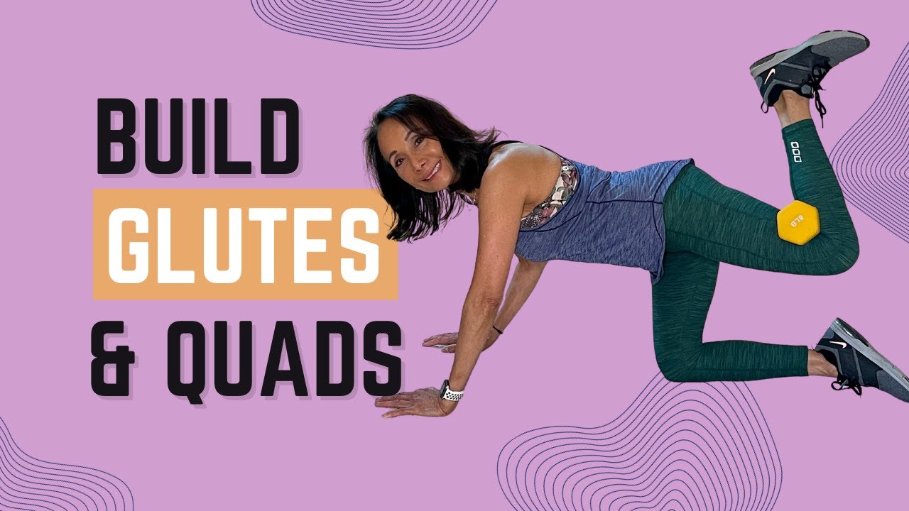 STRENGTHEN GLUTES & THIGHS WORKOUT - 5 exercises #fitnessover50 - YouTube