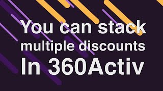 Stack Promo Codes with 360ACTIV.COM