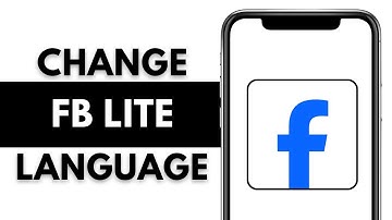 How to Change Language on Facebook Lite