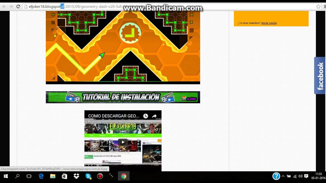 Tutorial En serio de como instalar Geometry dash 2.0 By Gabriel! - YouTube