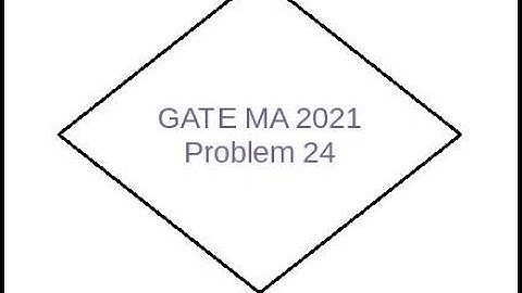 GATE 2021 Mathematics Problem44 #maths #contest #gateexam #algebra